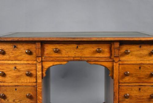 VICTORIAN OAK DESK - ADDITIONAL PHOTO 3