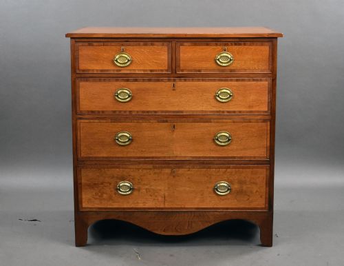 fig 1. Victorian Oak Chest Drawers