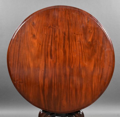 fig 1. Victorian Mahogany Circular Breakfast Table