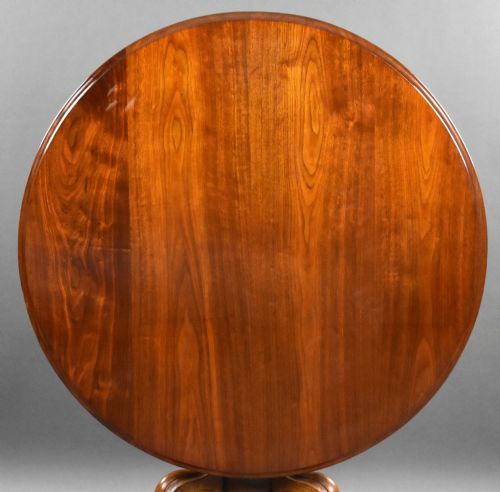 fig 1. Victorian Mahogany Circular Breakfast Table