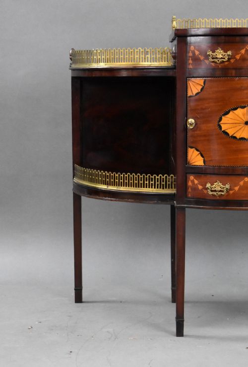 fig 1. Victorian Mahogany Inlaid Side Cabinet
