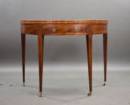GEORGE III MAHOGANY TEA TABLE - ADDITIONAL PHOTO 1