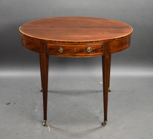 GEORGE III MAHOGANY TEA TABLE - ADDITIONAL PHOTO 3