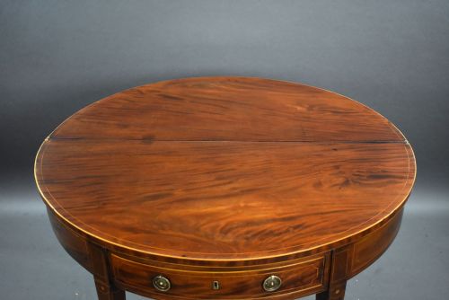 GEORGE III MAHOGANY TEA TABLE - ADDITIONAL PHOTO 4