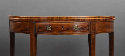 GEORGE III MAHOGANY TEA TABLE - ADDITIONAL PHOTO 5