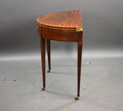 GEORGE III MAHOGANY TEA TABLE - ADDITIONAL PHOTO 7