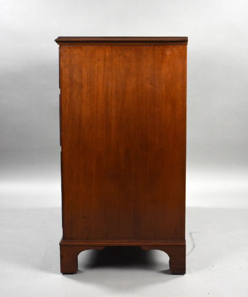 REGENCY MAHOGANY INLAID CHEST OF DRAWERS - ADDITIONAL PHOTO 4