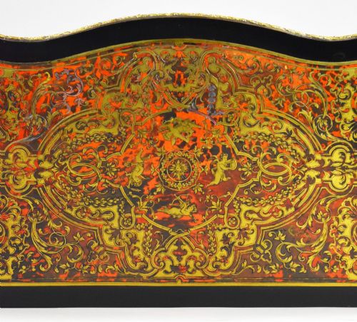 LOUIS XV STYLE BOULLE MARQUETRY CARD TABLE BY EDWARDS ROBERTS - ADDITIONAL PHOTO 16