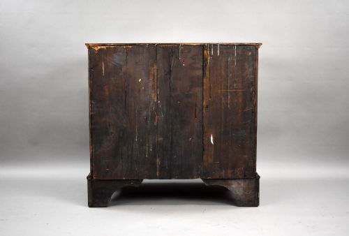 ANTIQUE GEORGIAN BURR WALNUT CHEST OF DRAWERS - ADDITIONAL PHOTO 6