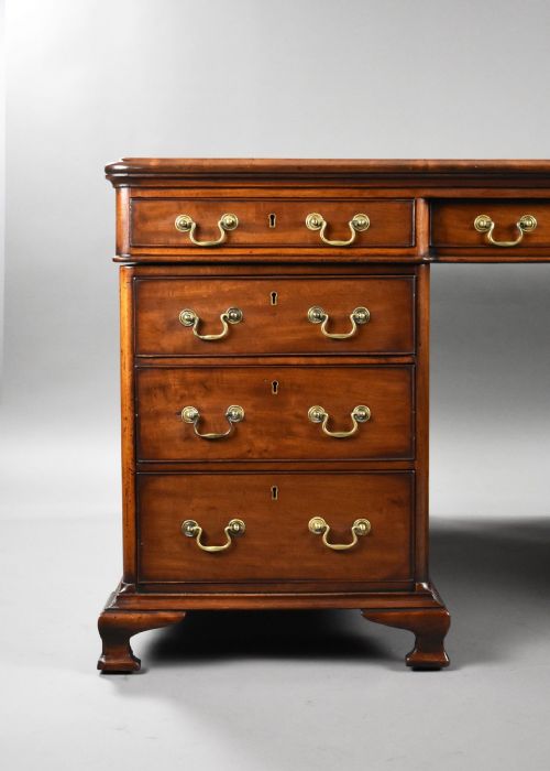 fig 2. Victorian Mahogany Partners Desk