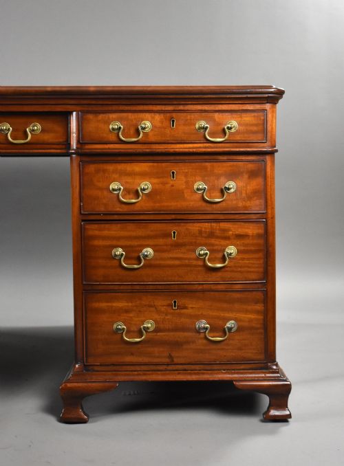 fig 4. Victorian Mahogany Partners Desk