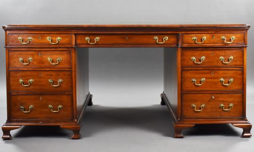 fig 6. Victorian Mahogany Partners Desk