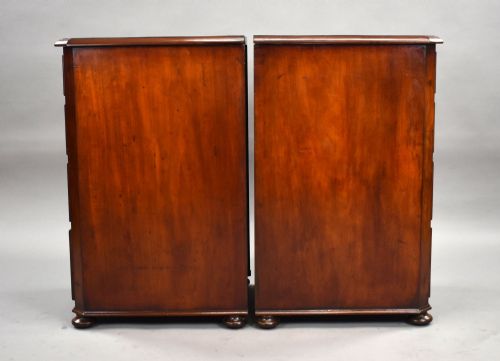 fig 1. Pair of Victorian Mahogany Bedside Chests