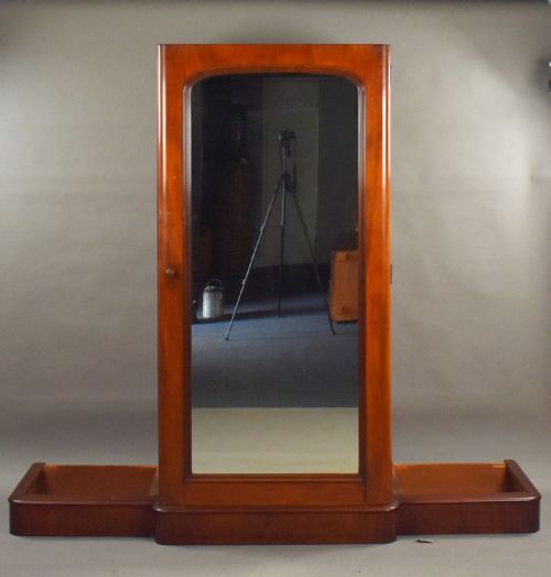 fig 1. Victorian Mahogany Breakfront Triple Wardrobe