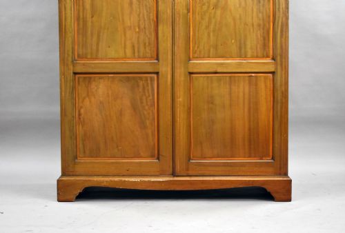fig 2. Edwardian Mahogany Two Door Wardrobe