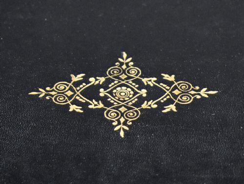 19TH CENTURY FRENCH BRASS INLAID MAHOGANY WRITING TABLE - ADDITIONAL PHOTO 10