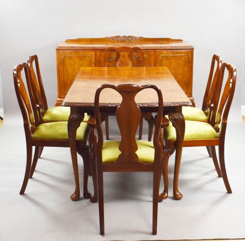 Mid Century Walnut Dining Suite
