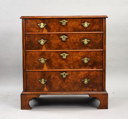 fig 1. Antique Burr Walnut Chest of Drawers
