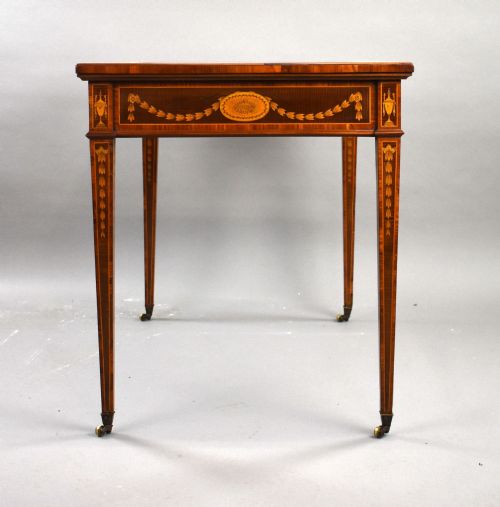 19TH CENTURY INLAID WRITING TABLE - ADDITIONAL PHOTO 2