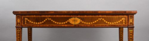 19TH CENTURY INLAID WRITING TABLE - ADDITIONAL PHOTO 5