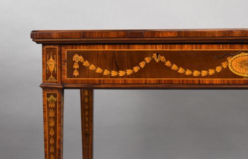 19TH CENTURY INLAID WRITING TABLE - ADDITIONAL PHOTO 7