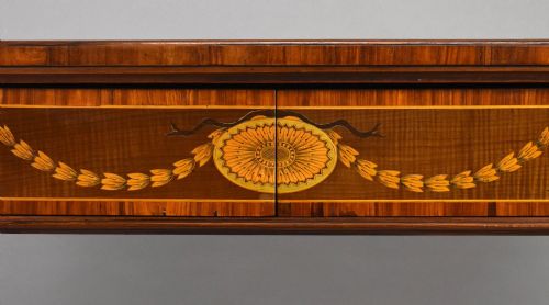 19TH CENTURY INLAID WRITING TABLE - ADDITIONAL PHOTO 8