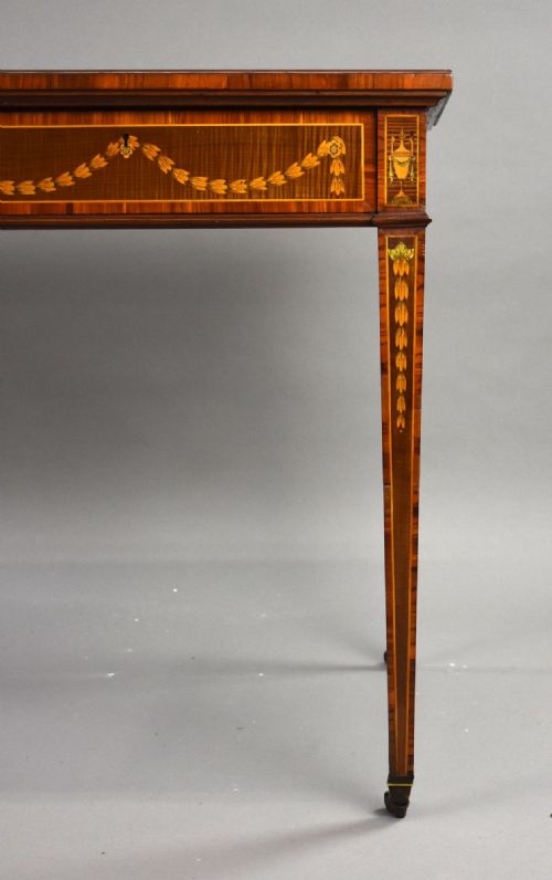 19TH CENTURY INLAID WRITING TABLE - ADDITIONAL PHOTO 10