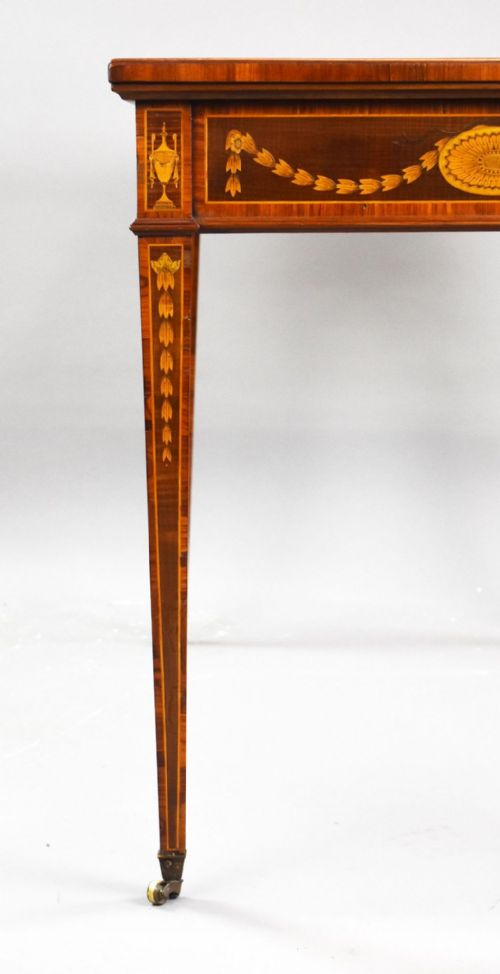 19TH CENTURY INLAID WRITING TABLE - ADDITIONAL PHOTO 12
