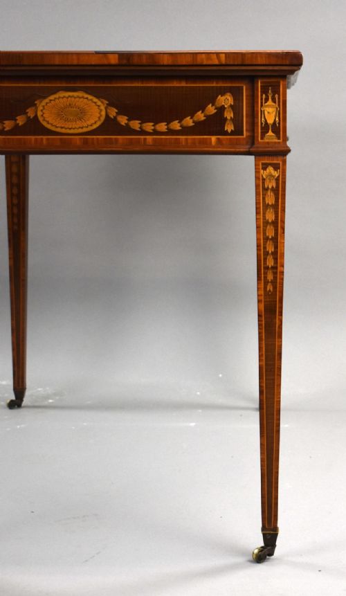 19TH CENTURY INLAID WRITING TABLE - ADDITIONAL PHOTO 13