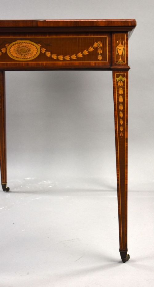 19TH CENTURY INLAID WRITING TABLE - ADDITIONAL PHOTO 16
