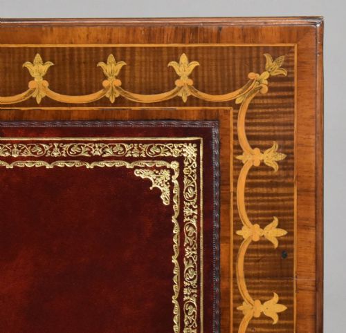 19TH CENTURY INLAID WRITING TABLE - ADDITIONAL PHOTO 18