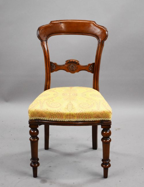 fig 2. Set of 6 Victorian Mahogany Dining Chairs