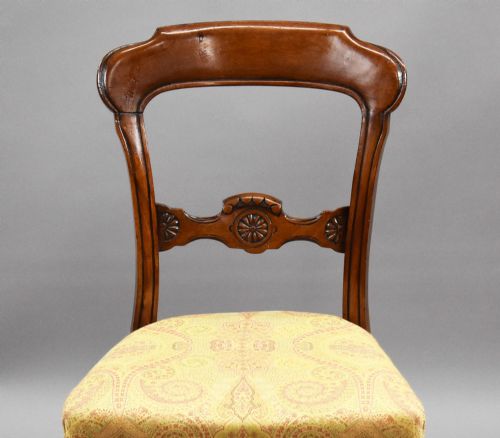 fig 3. Set of 6 Victorian Mahogany Dining Chairs