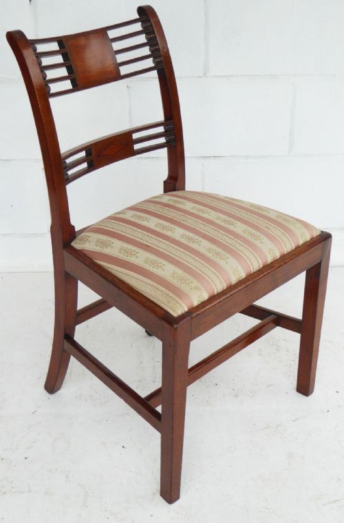 SET OF 8 GEORGE III MAHOGANY DINING CHAIRS - ADDITIONAL PHOTO 2