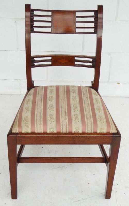 SET OF 8 GEORGE III MAHOGANY DINING CHAIRS - ADDITIONAL PHOTO 3