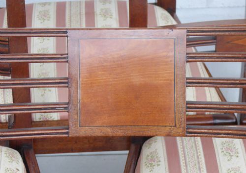 SET OF 8 GEORGE III MAHOGANY DINING CHAIRS - ADDITIONAL PHOTO 8