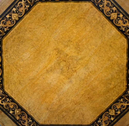 VICTORIAN BURR WALNUT MARQUETRY OCTAGONAL CENTRE TABLE - ADDITIONAL PHOTO 12
