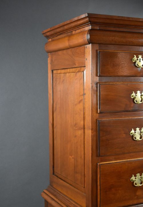 GEORGE I WALNUT CHEST ON STAND - ADDITIONAL PHOTO 3