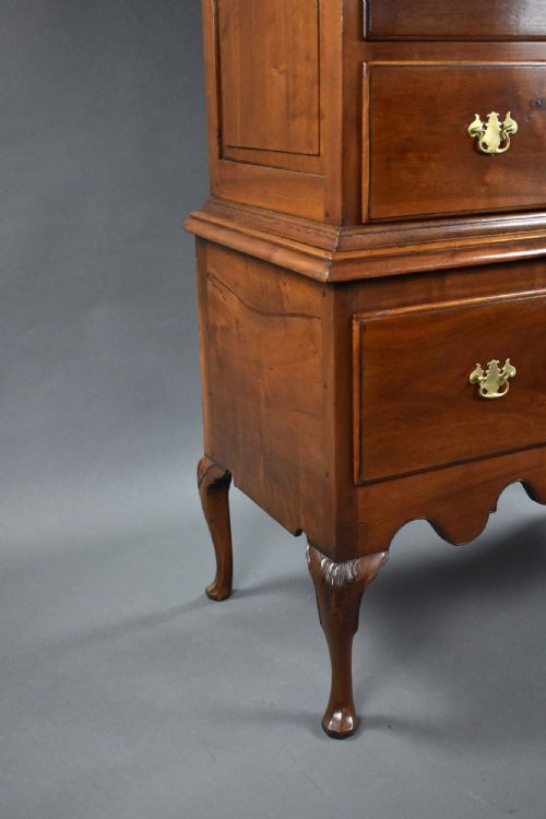 GEORGE I WALNUT CHEST ON STAND - ADDITIONAL PHOTO 4