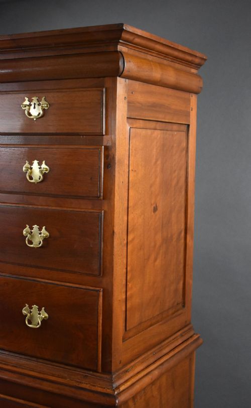 GEORGE I WALNUT CHEST ON STAND - ADDITIONAL PHOTO 5
