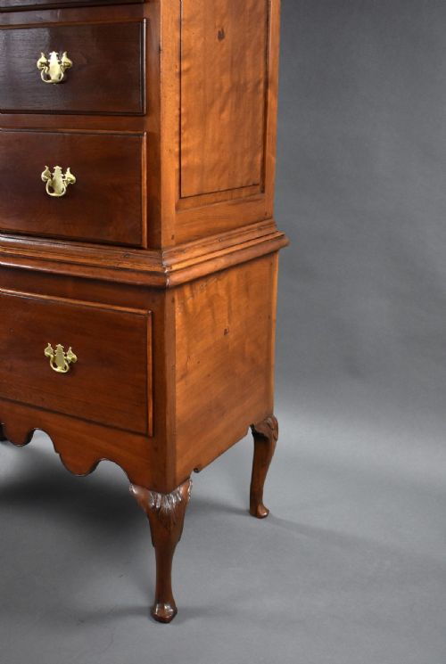 GEORGE I WALNUT CHEST ON STAND - ADDITIONAL PHOTO 6