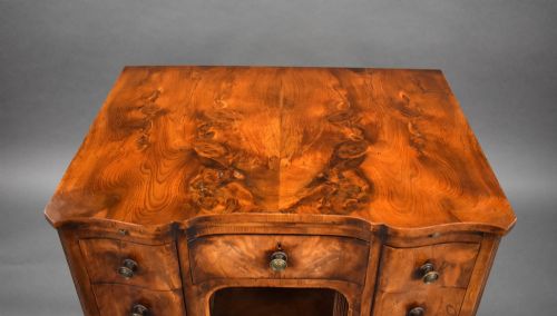 ANTIQUE YEW WOOD CHEST - ADDITIONAL PHOTO 8