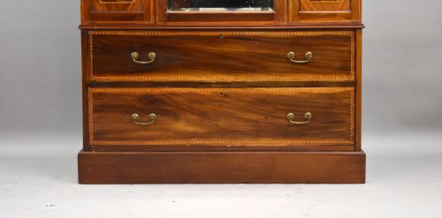 fig 3. Edwardian Inlaid Mahogany Wardrobe