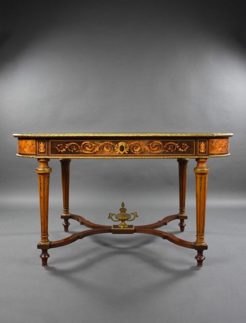 19TH CENTURY FRENCH MARQUETRY CENTRE TABLE - ADDITIONAL PHOTO 2