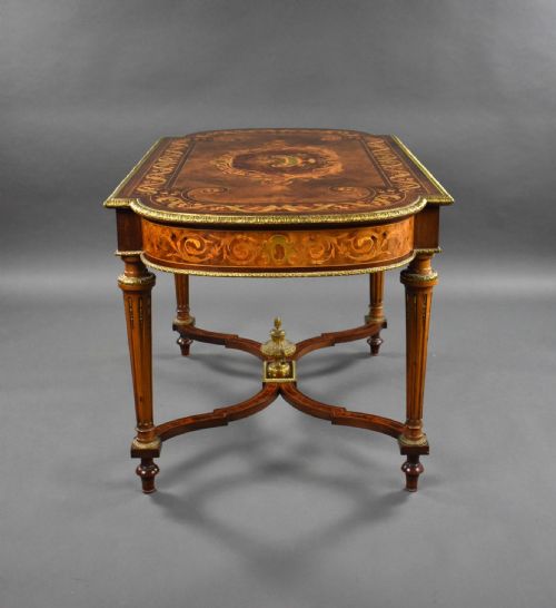19TH CENTURY FRENCH MARQUETRY CENTRE TABLE - ADDITIONAL PHOTO 3