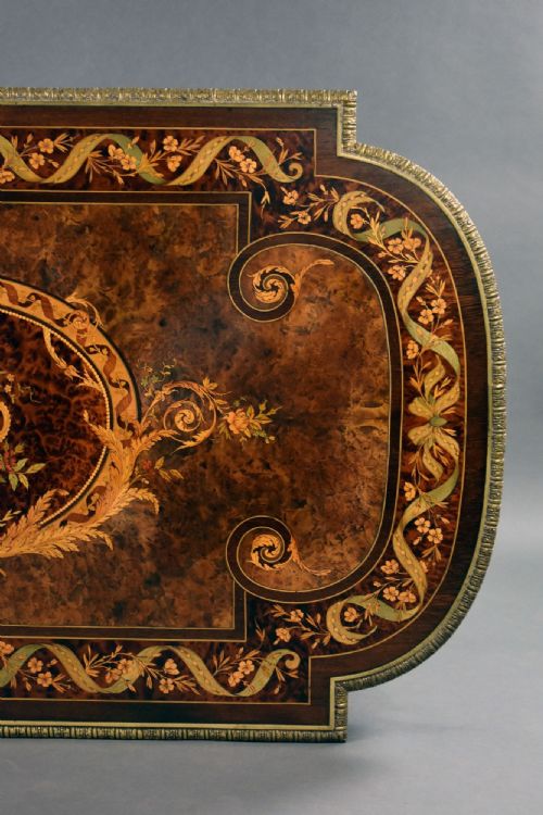 19TH CENTURY FRENCH MARQUETRY CENTRE TABLE - ADDITIONAL PHOTO 19