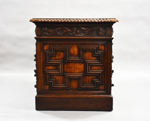 fig 3. Victorian Carved Oak Desk