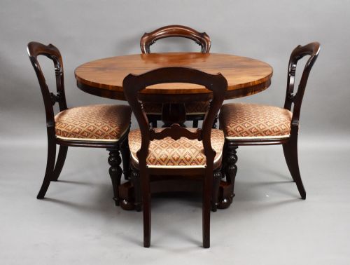 fig 2. Victorian Mahogany Breakfast/Tilt Top Table