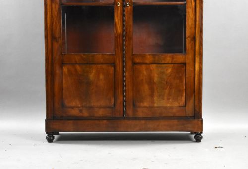 CONTINENTAL MAHOGANY CIRCA 1880 BOOKCASECABINET - ADDITIONAL PHOTO 2
