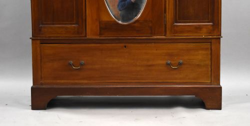 fig 3. Edwardian Inlaid Mahogany Wardrobe